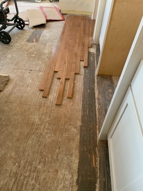 Lacing in New Wood with Existing